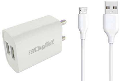 Digitek Wall Charger Accessory Combo for mobiles  (White)