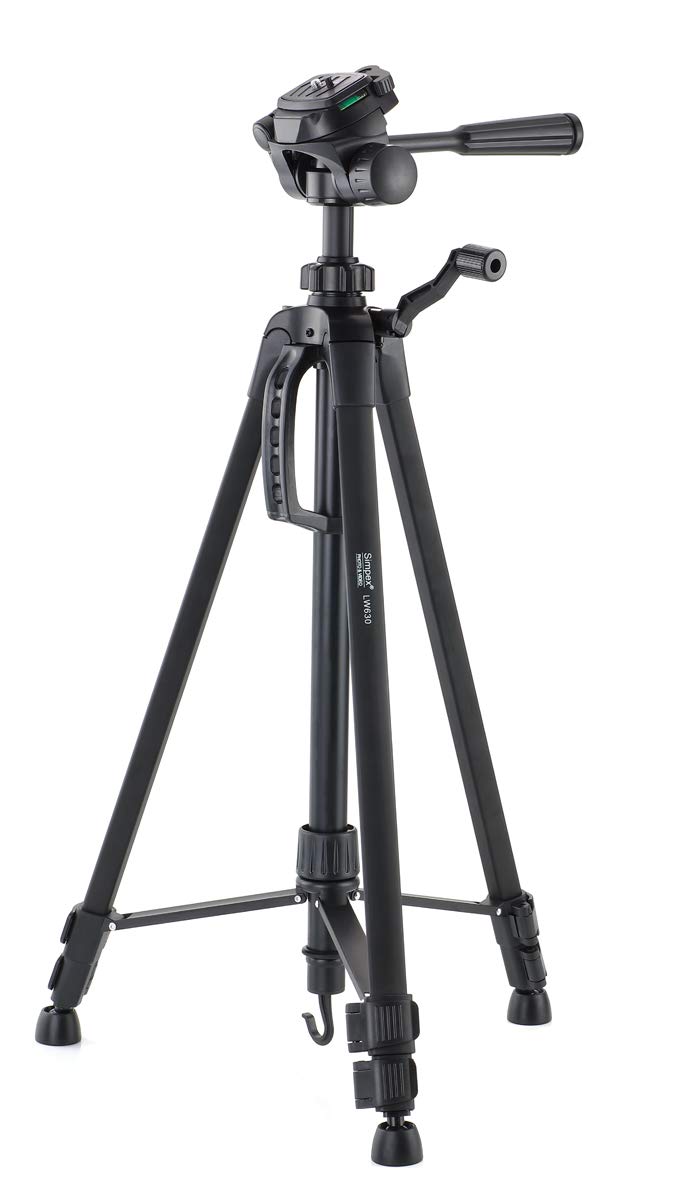 Simpex Camera Tripod LW 630 Professional Aluminium Tripod with Mobile Clip and Carry Bag
