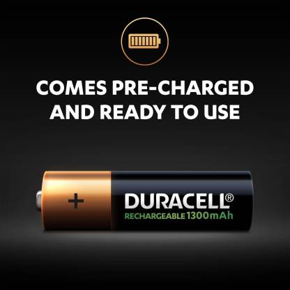 DURACELL Plus A A - 4 Pcs - 1300 mAh Battery  (Pack of 4)