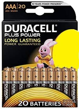 DURACELL Plus Power AAA20 Battery  (Pack of 20)