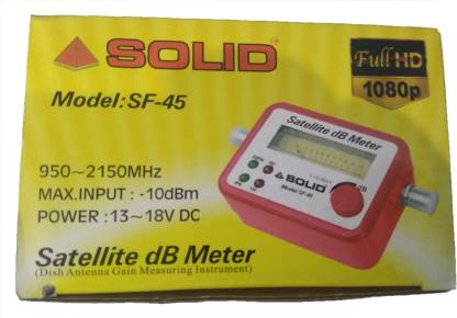 Digicare Solid SF-45 Analogue Satellite Signal Finder Non-magnetic Electronic Level 