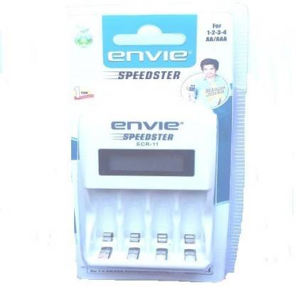 Envie LCD Charger Camera Battery Charger  (White)