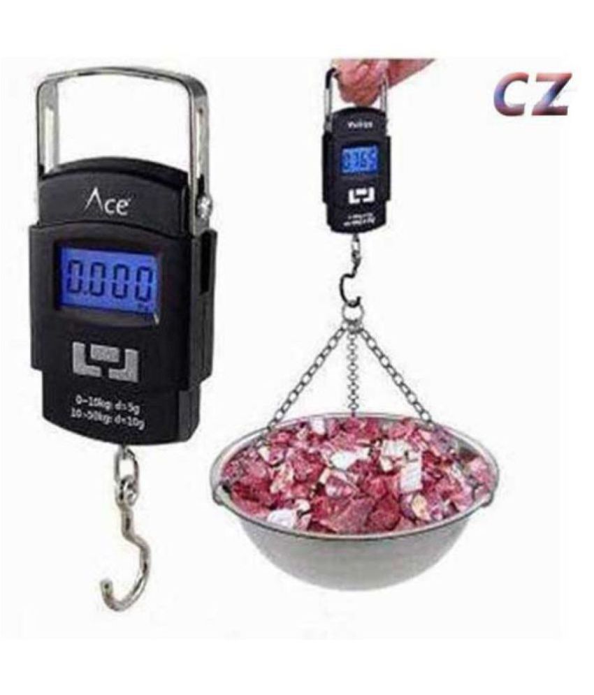 Jay Ambe 50 kg Weight Scale Digital Luggage Weighing Scales Weighing Capacity  50 Kg