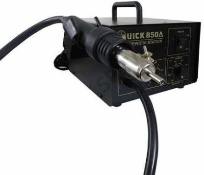 Quick 850A Hot Air Gun Soldering SMD Rework Station 270 W Temperature Controlled  (Conical Tip)