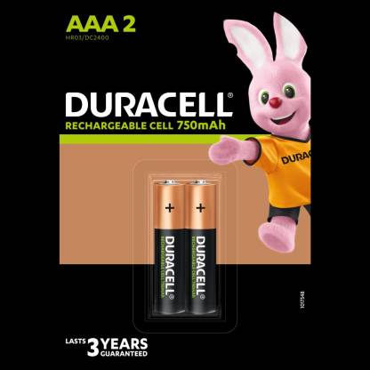 DURACELL AAA HR03/DC2400 Battery  (Pack of 2)