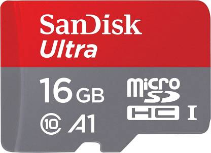 SanDisk Ultra 16 GB MicroSD Card 98 MB/s Memory Card