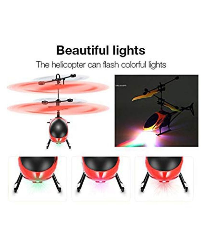 Exceed Induction Flight Electronic Radio RC Remote Control Toy Charging Helicopter Toys with 3D Light Toys for Boys Kids (Indoor