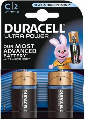 DURACELL MX1400 (Pack of 2) Battery  (Pack of 2)